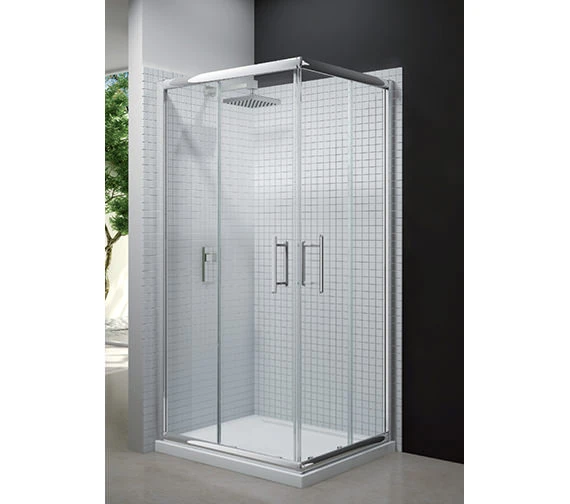 Merlyn 6 Series Corner Double Sliding Door Shower Enclosure 900 X 1900mm 1 Merlyn 6 Series Corner Double Sliding Door Shower Enclosure 900 X 1900mm