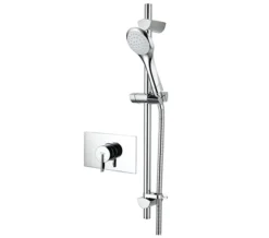 Bristan Sonique2 Thermostatic Recessed Chrome Shower Valve With Riser Kit