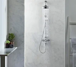 Roper Rhodes Henley Dual Function Exposed Chrome Shower System - SVSET50