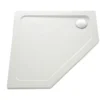 Mira Flight Low Pentagon White Shower Tray 900 X 900mm - 1.1697.016.WH