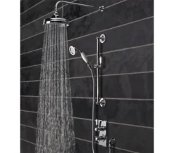 Tavistock Varsity Thermostatic Concealed Dual Function Shower Valve System Chrome