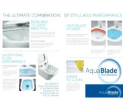 Ideal Standard Tesi Aquablade White Wall Hung WC Pan 535mm -Burlington Shop M 2016 1 11 13 42 23 384