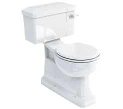 Burlington Extended S Trap White Close-Coupled WC With Lever Cistern