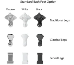 Burlington Avantgarde 1700 X 750mm White Back-To-Wall Bath -Burlington Shop M 2016 11 8 7 37 22 179