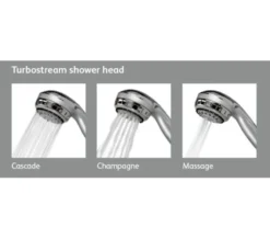 Aqualisa Chrome Turbostream Fixed Powerful Shower Head And Wall Arm -Burlington Shop M 2016 12 8 10 41 3 879.20.01 add 570