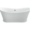 Burlington Admiral 1650 X 710mm White Freestanding Soaking Bath