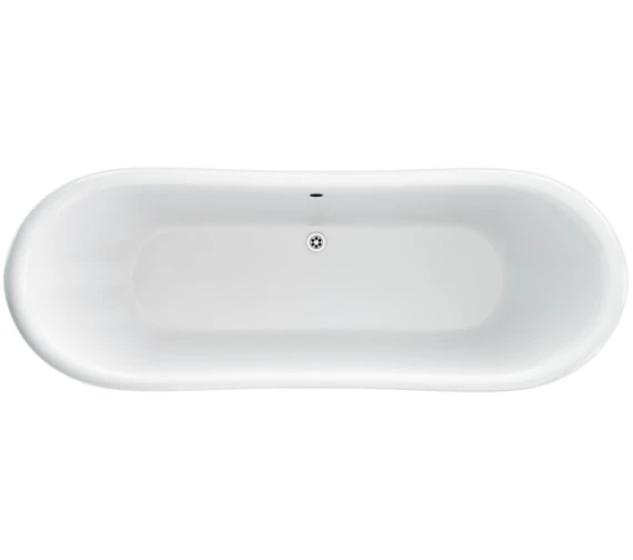 Burlington Admiral 1775 X 885mm White Freestanding Soaking Bath 3 Burlington Admiral 1775 X 885mm White Freestanding Soaking Bath - Image 3