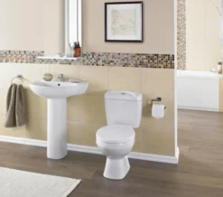 Nuie Melbourne 382 X 635mm Close Coupled White WC Set 7 Nuie Melbourne 382 X 635mm Close Coupled White WC Set -Burlington Shop M 2016 3 29 8 6 33 796