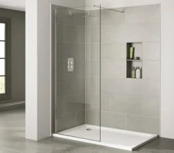 April Prestige Frame-less 2000mm High Wetroom Glass Panel