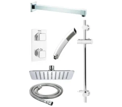 Bristan Cobalt Recessed Dual Control Chrome Shower Pack -Burlington Shop M 2016 8 26 8 20 27 894