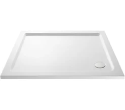 Nuie Hydrastone 1100mm Rectangular White Shower Tray - Corner Waste -Burlington Shop M 2016 8 31 7 7 23 84 1