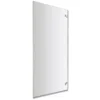 Nuie Ella 780 X 1400mm Square Single Panel Hinged Bath Screen