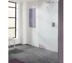Lakes Coastline Cannes 10mm Walk In Shower Screen 700mm