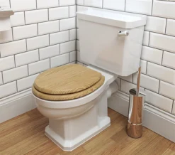 IMEX Wyndham White Traditional Close Coupled WC Bowl And Cistern 690mm