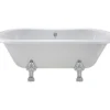 Hudson Reed Kingsbury Double Ended Freestanding Acrylic Bath White
