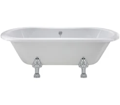 Hudson Reed Kingsbury Double Ended Freestanding Acrylic Bath White