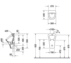 Duravit DuraStyle 300 X 340mm Urinal With Concealed Inlet -Burlington Shop M 2017 11 6 9 29 5 739