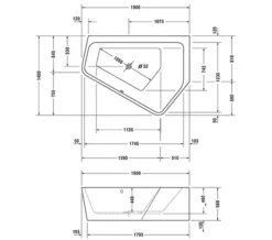 Duravit Paiova 5 Corner Bath With Panel And Support Frame -Burlington Shop M 2017 12 21 10 25 26 671