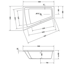 Duravit Paiova Built In Bath With One Backrest Slope -Burlington Shop M 2017 12 25 7 44 26 189