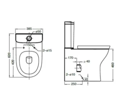 Roca Colina Comfort Height BTW White Close Coupled WC With Cistern And Seat -Burlington Shop M 2017 2 28 10 52 32 356