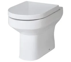 Nuie Harmony 370 X 520mm Back-To-Wall White WC Pan