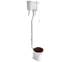 Ideal Standard Waverly White High Level WC Pan 645mm And Cistern Pack