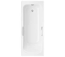 Trojan Granada 8mm Acrylic Single Ended Bath With Twin Grip