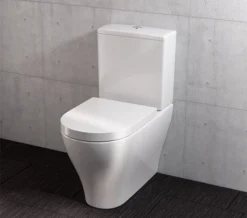 Saneux Prague Rimless Gloss White Close Coupled WC Pan With Cistern