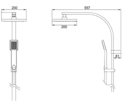 Crosswater Planet Shower Diverter With Fixed Head And Handset Kit Chrome -Burlington Shop M 2017 9 12 14 46 44 239
