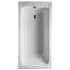 Duravit D-Code Built-In Bath With Support Feet - Outlet In Foot Area