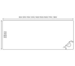 Just Trays JTFusion 4 Up-stand Rectangular Shower Tray With Waste -Burlington Shop M 2018 10 10 11 31 12 292