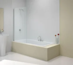 Merlyn Ionic 6mm Glass Fixed Square Bath Screen 800 X 1500mm