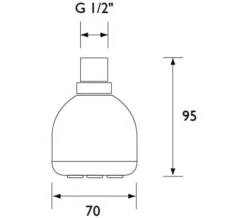 Bristan Chrome Single Function Fixed Head -Burlington Shop M 2018 10 16 14 30 16 69