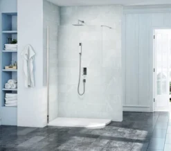 Merlyn 8 Series 8mm Glass Curved Wet Room Panel 2015mm Height