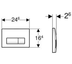 Geberit Delta51 246 X 164mm Dual Flush Plate -Burlington Shop M 2018 10 22 10 34 54 328
