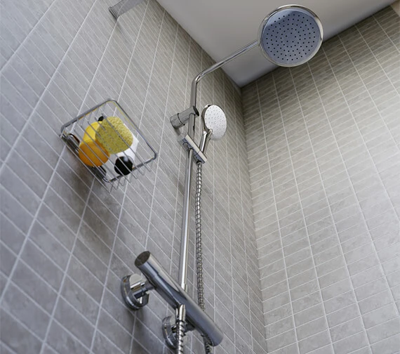 Bristan Claret Thermostatic Exposed Chrome Bar Valve With Rigid Riser Kit 1 Bristan Claret Thermostatic Exposed Chrome Bar Valve With Rigid Riser Kit