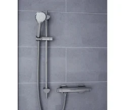 Bristan Artisan Chrome Thermostatic Bar Shower Valve With Handset