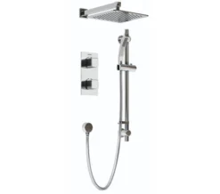 Bristan Cobalt Recessed Dual Control Chrome Shower Pack