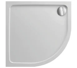 Just Trays JTFusion Quadrant Flat Top Shower Tray With Waste