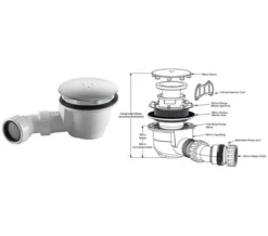 Just Trays JTFusion Offset Quadrant Flat Top Shower Tray With Waste -Burlington Shop M 2018 10 8 12 25 5 326