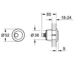 Grohe Round Chrome Dual Flush Push Button Actuation With Eco Button -Burlington Shop M 2018 11 19 14 39 25 920