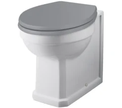 Bayswater Fitzroy 520mm White Comfort Height Back To Wall WC Pan