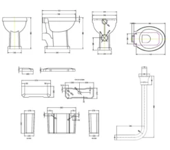 Bayswater Fitzroy 515mm White Comfort Height WC Pan With Low Cistern -Burlington Shop M 2018 2 24 7 21 14 264