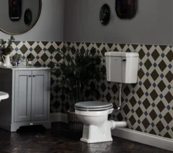 Bayswater Fitzroy 515mm White Comfort Height WC Pan With Low Cistern