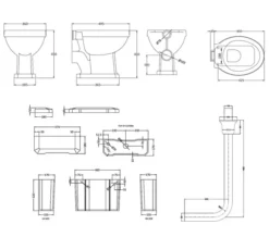 Bayswater Fitzroy 495mm White WC Pan With Low Cistern -Burlington Shop M 2018 2 24 9 18 57 31