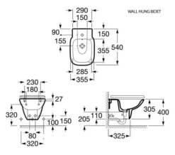Roca Debba 355 X 400mm Vitreous China Bidet -Burlington Shop M 2018 5 3 12 50 38 777