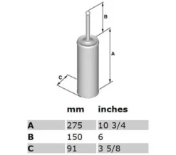 Smedbo Villa Freestanding Toilet Brush -Burlington Shop M 2018 5 30 11 6 13 213