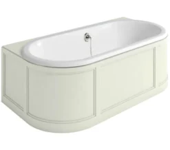 Burlington London 1800 X 950mm Back-To-Wall Bath With Curved Surround -Burlington Shop M 2018 8 9 8 57 26 841