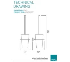 Vado Level Wall Mounted Chrome Toilet Cleaning Set -Burlington Shop M 2018 9 12 8 8 20 386