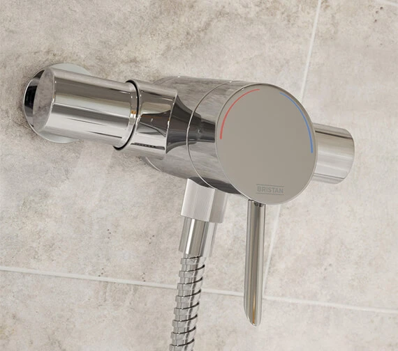 Bristan Acute Thermostatic Surface Mounted Shower Valve With Adjustable Riser Rail 5 Bristan Acute Thermostatic Surface Mounted Shower Valve With Adjustable Riser Rail - Image 5